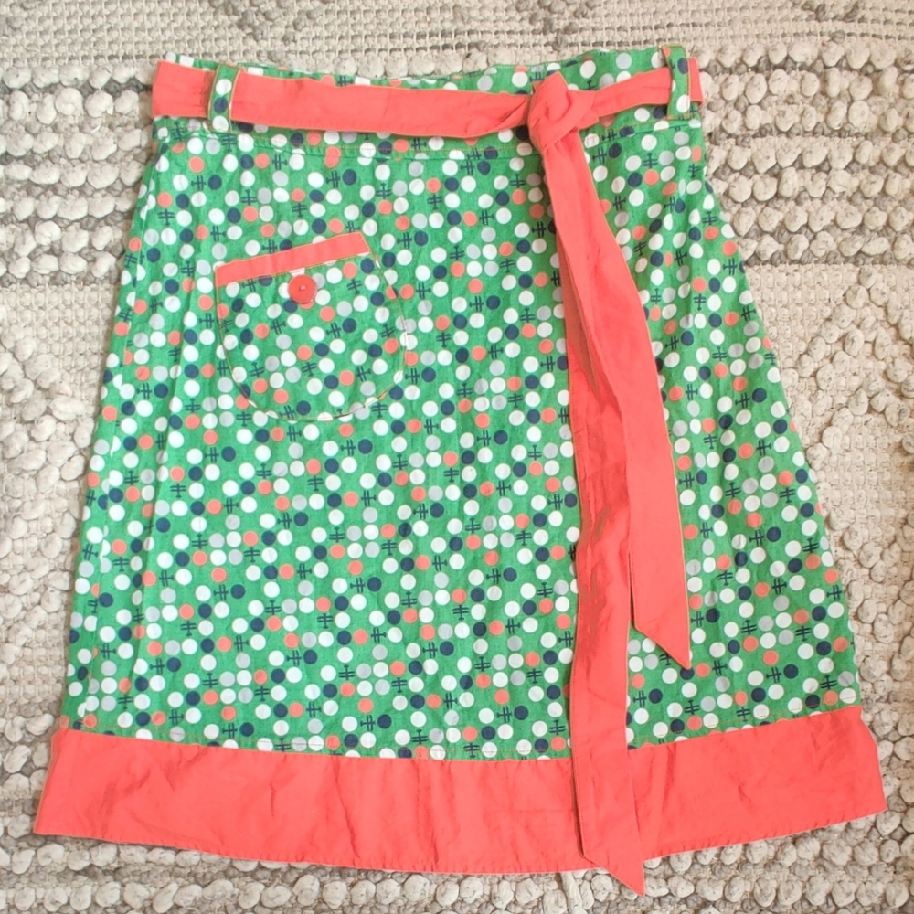 Beebop & Wally June Cotton Skirt In Airplane Size Small